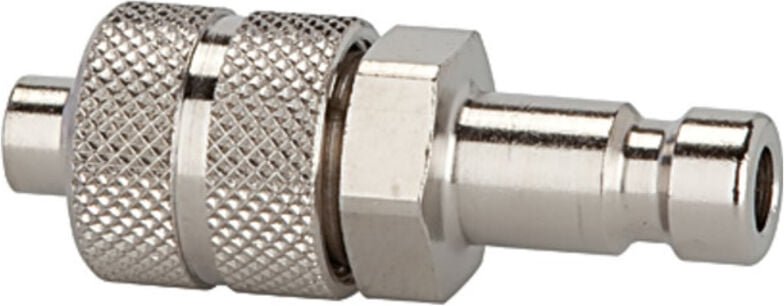 Nippel für Kupplungen nw 2,7, Messing vern., für Schlauch 5x3 - Riegler