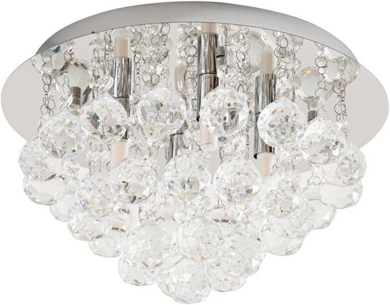 Lindby - Deckenlampe 'Antonino' aus Kristall für Wohnzimmer & Esszimmer von