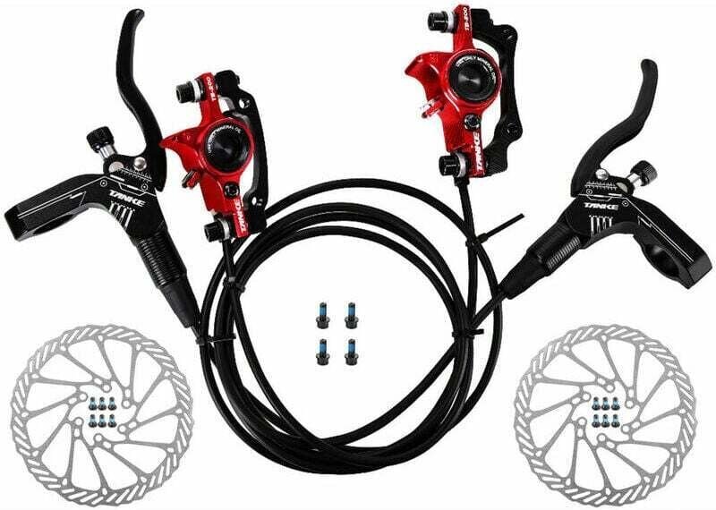Fahrrad Hydraulische Scheibenbremsen MTB Mountainbike Vorne Hinten Bremssattel Set Links Rechts Bremshebel Kit mit 160mm...