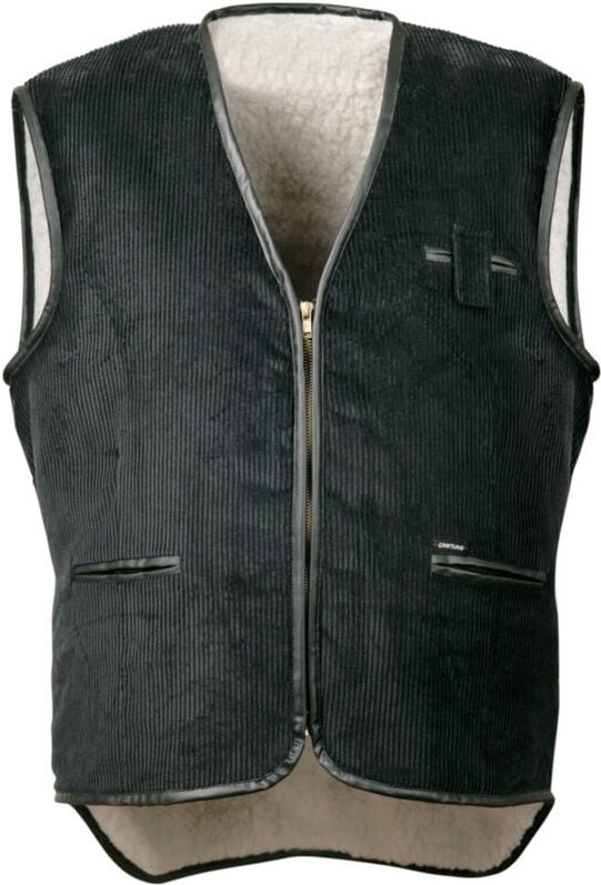 CRAFTLAND protection Breitcordweste, Gr. 2XL, schwarz