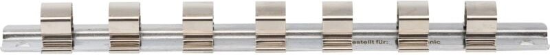 Aufsteckschiene mit 7 Clips 12,5 mm (1/2')