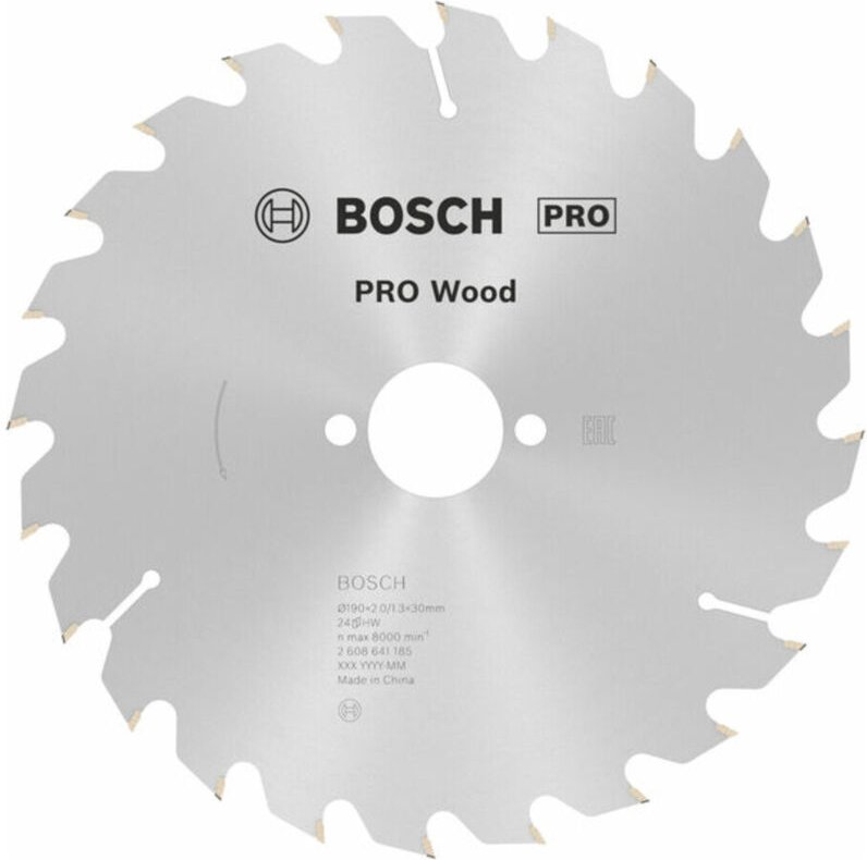 Pro Wood Kreissägeblatt, 190 x 2 x 30 mm, T24 - Bosch