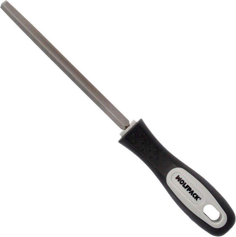 Feile mit Dreiecksgriff Medium 4' - Wolfpack