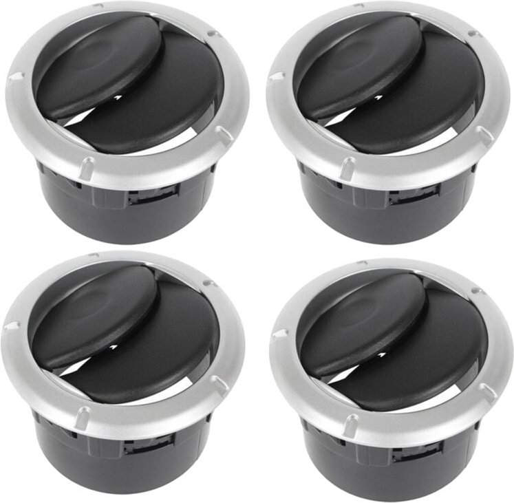 Tlily - 4-Teilige Klimaanlagen-EntlüFtungsgitterabdeckung 8200212480 für Duster Master Sandero 8200464605 a