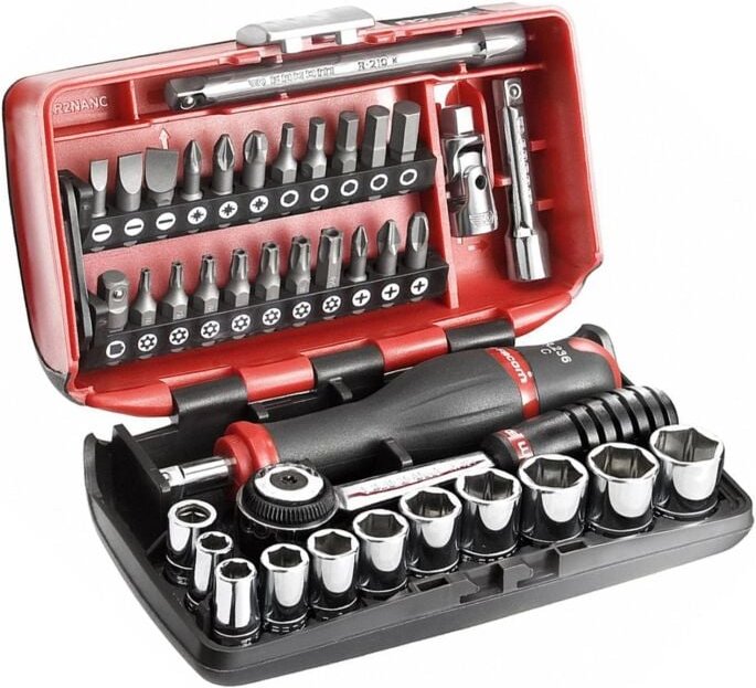 Gehäuse Spann- und Schraubhülsen - 1/4 - R2NANOPB - Facom