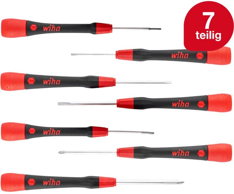 Feinschraubendreher Set PicoFinish® Schlitz, Phillips 7-tlg. i Präzision im Kopf i Reparaturset für Modellbau und Hobby ...