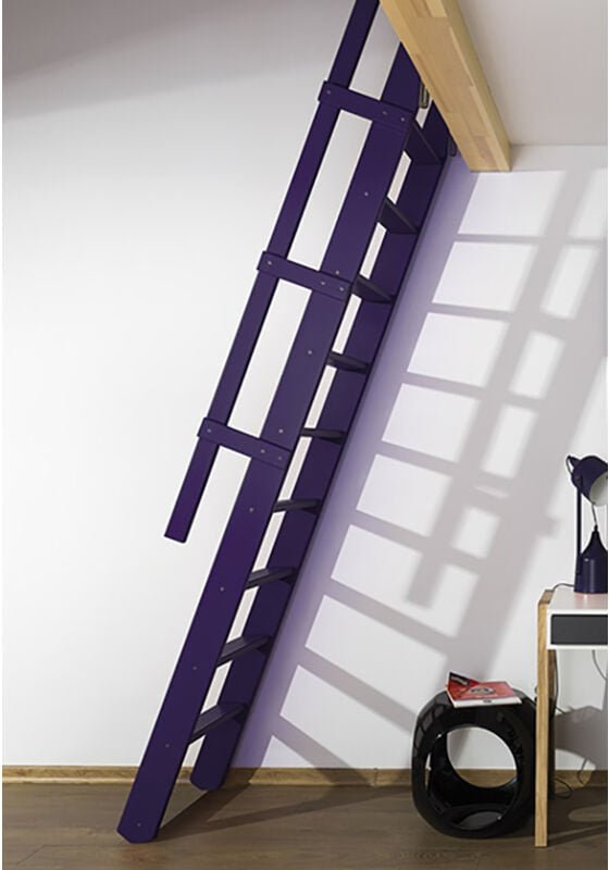 Matisère - Klappbare Raumspartreppe: Breite 55cm - Dunkel Blau (ral 5022) - MSP/R5022