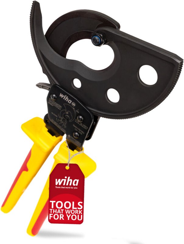 Wiha Kabelschneider electric bis 500 mm² mit Ratschenprinzip 300 mm, 12" (46675)