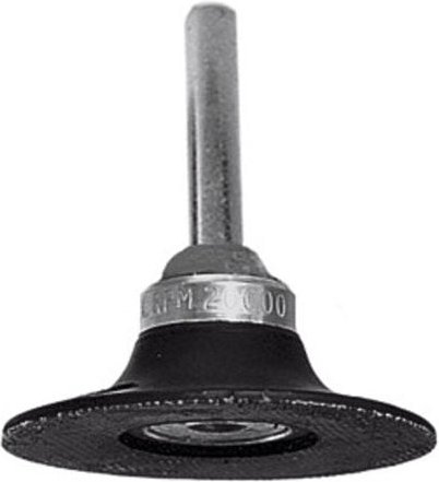 Roloc Gummi-Schleifteller, Schaftdurchmesser 6 mm, hart, 50 mm Außendurchmesser - 3M