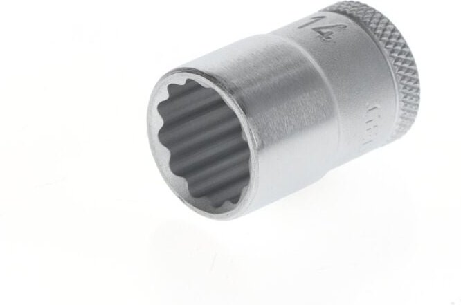 Steckschlüsseleinsatz d 30 3/8 ″ 12-kant Schlüsselweite 14 mm Länge 29 mm