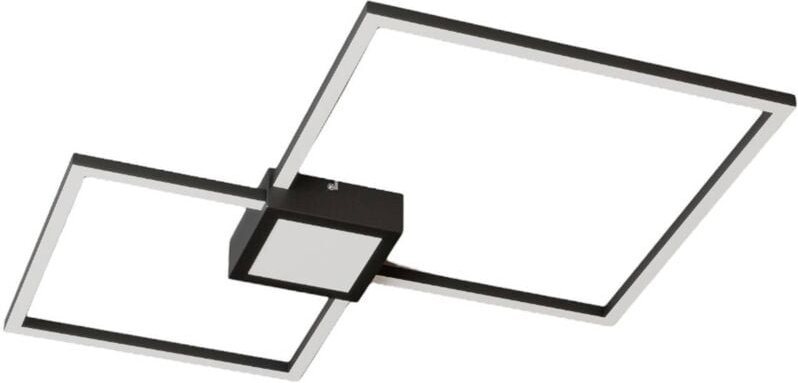 Duetto LED-Deckenlampe anthrazit 28 w - anthrazit - Lindby
