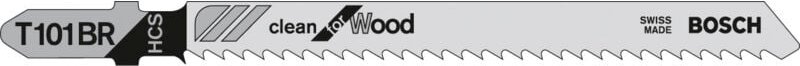Bosch - Accessories 2609256724 Stichsägeblatt hcs, t 101 br Clean for Wood 2 St.