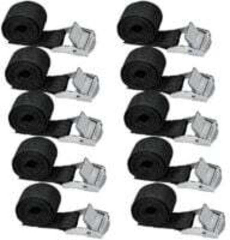 YMYNY 10-teiliges Spanngurt-Set, 239 cm, Befestigungsset für Motorrad-/Auto-/Fahrradträger, Spanngurt, maximale Belastun...