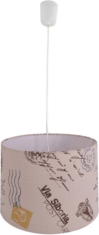 Naeve PRINT Zylindrische Pendelleuchte Braun