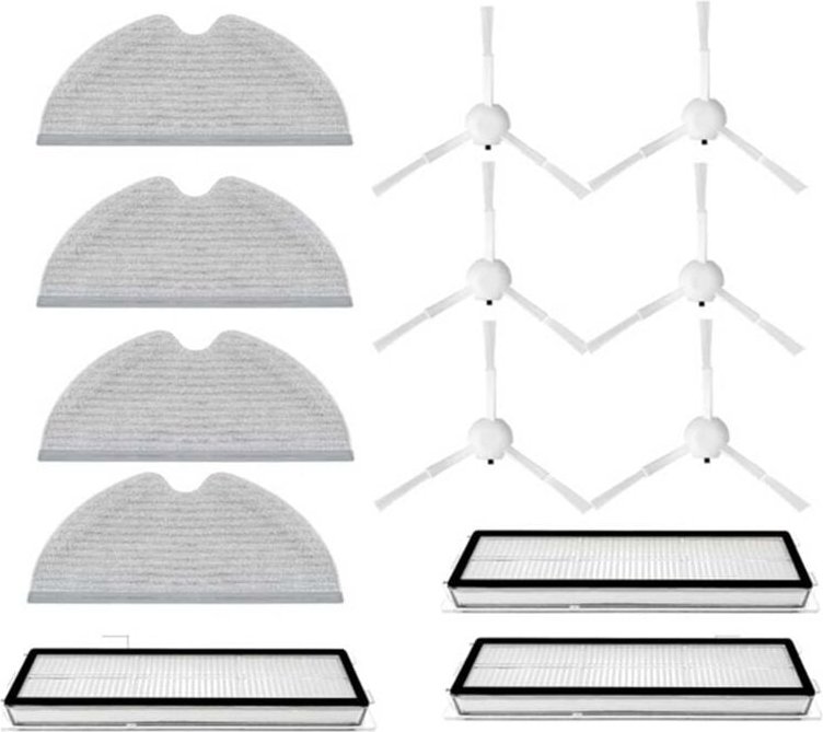 Für Xiaomi Dreame D9 L10PRO Roboter Seitenbürste HEPA-Filter Mopptuch Zubehör Staubsaugerzubehör