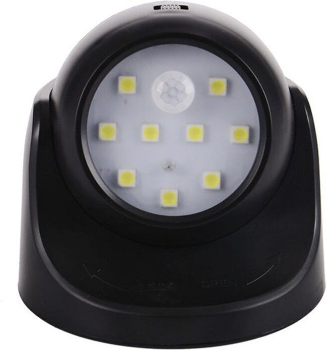 LED-Außenstrahler, Außenstrahler mit Bewegungsmelder, kabelloser LED-Fluter für den Außenbereich, 150 Lumen, abnehmbare ...