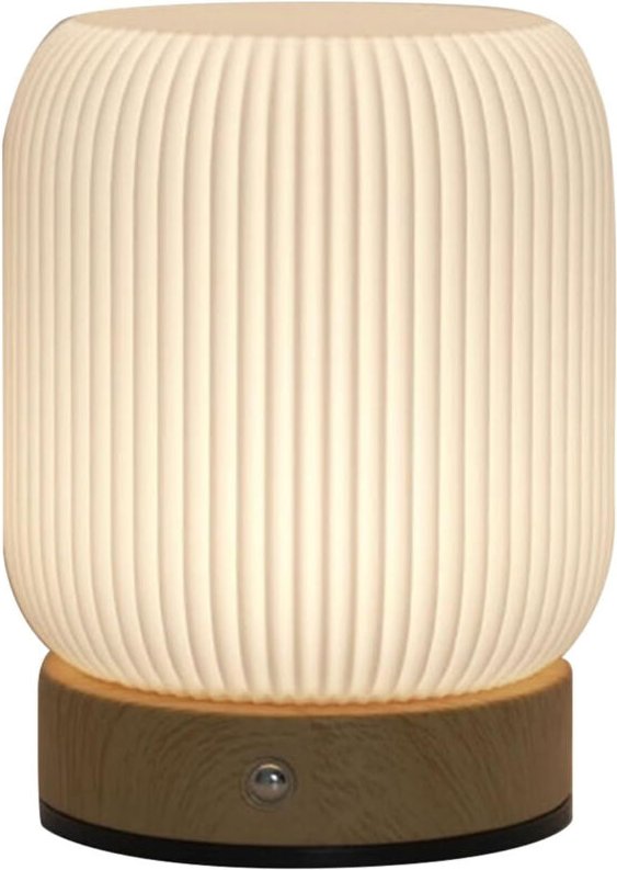 Berührungsempfindliche LED-Nachttischlampe mit 3 Farben, Nachtlicht für Kinderzimmer mit Dimmer, kabellos, 3000 mAh, USB...