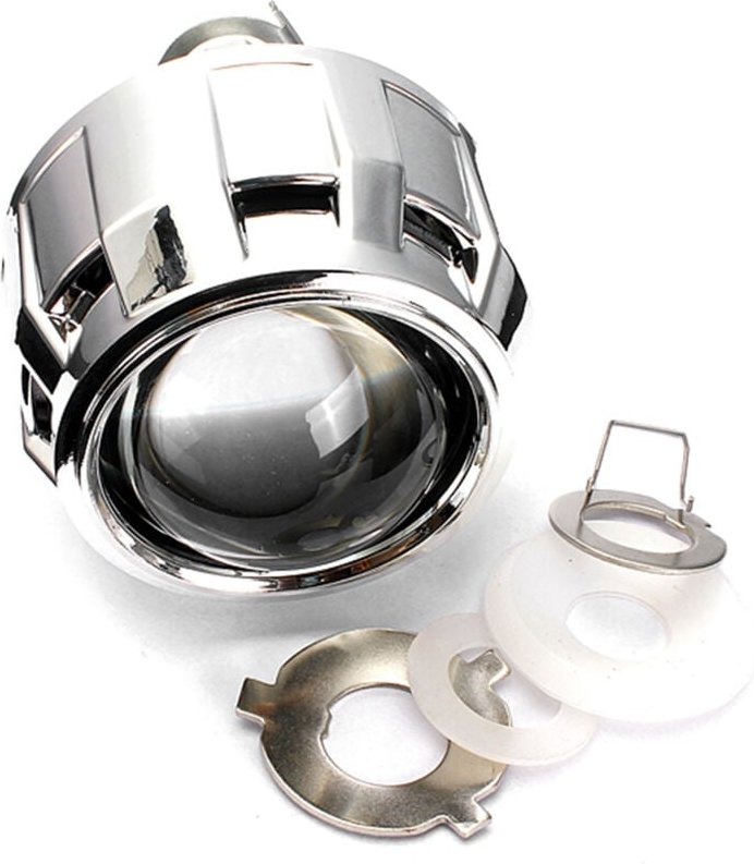 Ej.life - c-funn 2,5 Zoll Automotor Bi-Xenon hid Projektor Angle Eye Halo Lens Scheinwerfer H1 H4 H7 - Rechts