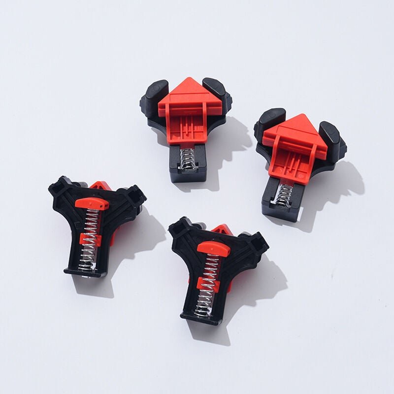 4er-Pack Holzbearbeitungs-Eckklemmen, Befestigungsklemmen, Foto-Clips, Holzbearbeitungswerkzeuge, Heim-Clips, schnelle F...