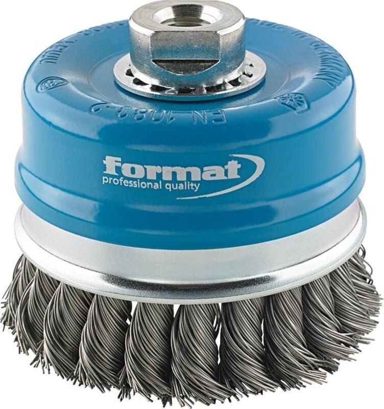 Topfbürste Stahldraht gezopft M14 80x0,80mm - Format