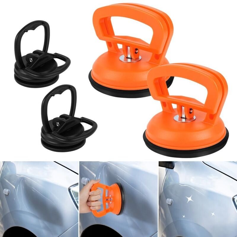 Autokarosserie-Saugnapf, 4-teiliger Auto-Dellenzieher, Dellenreparaturwerkzeuge, Auto-Dellenzieher, Saugnapfzieher, für ...