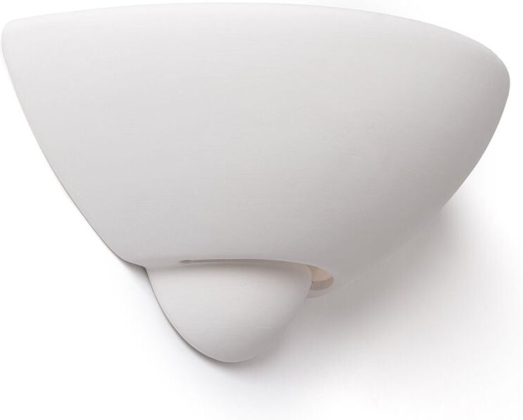 Wandleuchte aus Keramik Vix Weiß