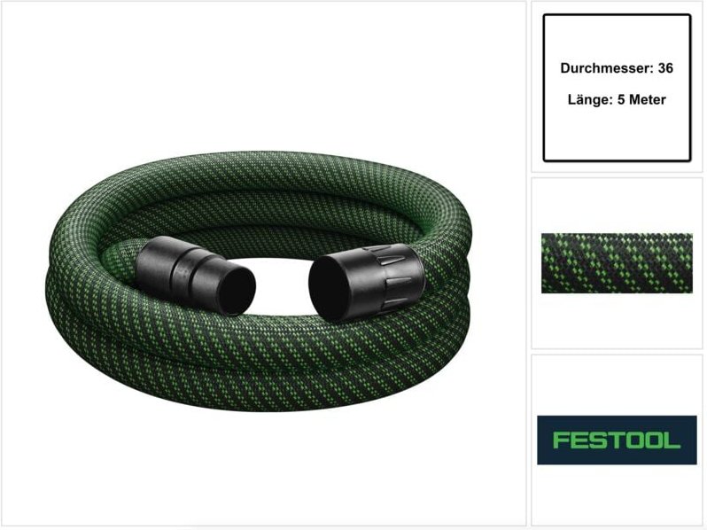 Saugschlauch D36x5m-AS/CTR – 204925 - Festool