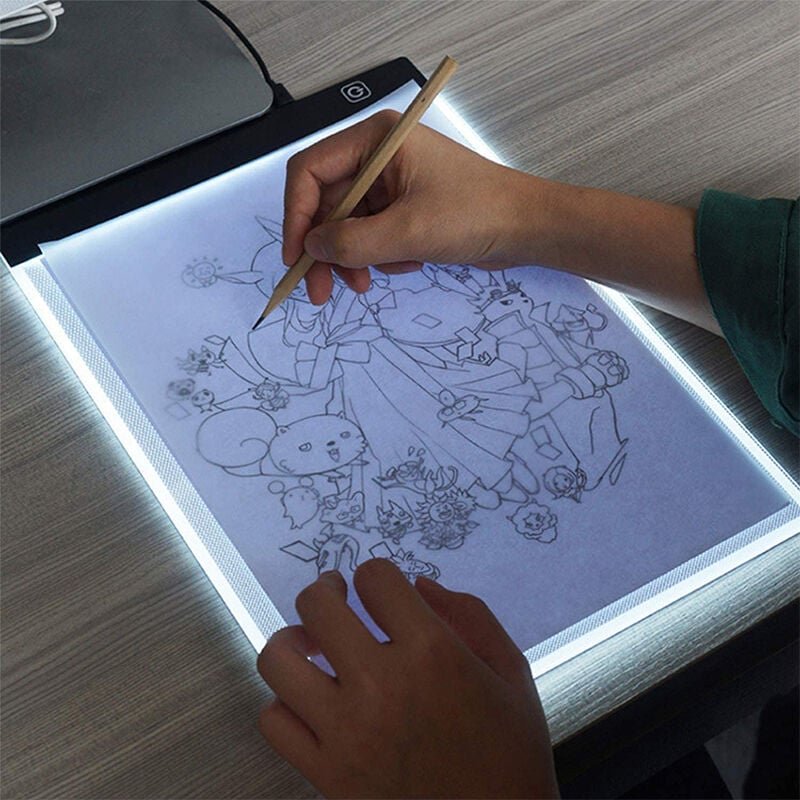 Led Licht Pad A4 Leuchttisch Leuchtplatte Tragbare Light Pad mit usb Kabel