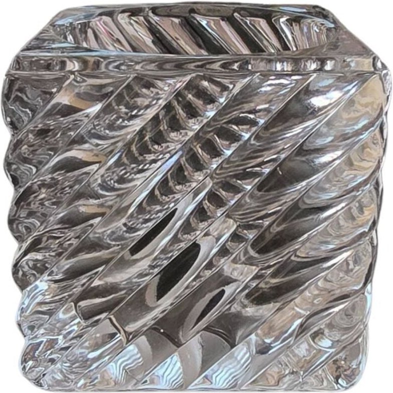 Lexia Glaslampenschirm 7x7cm transparent Öffnung 3cm