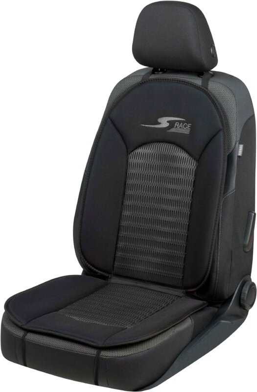Pkw Sitzauflage S-Race, Auto-Sitzaufleger schwarz