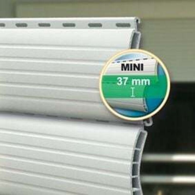 Schellenberg Rollladenprofil für System Mini 120 x 3,7 cm grau Rolladen & Zubehör