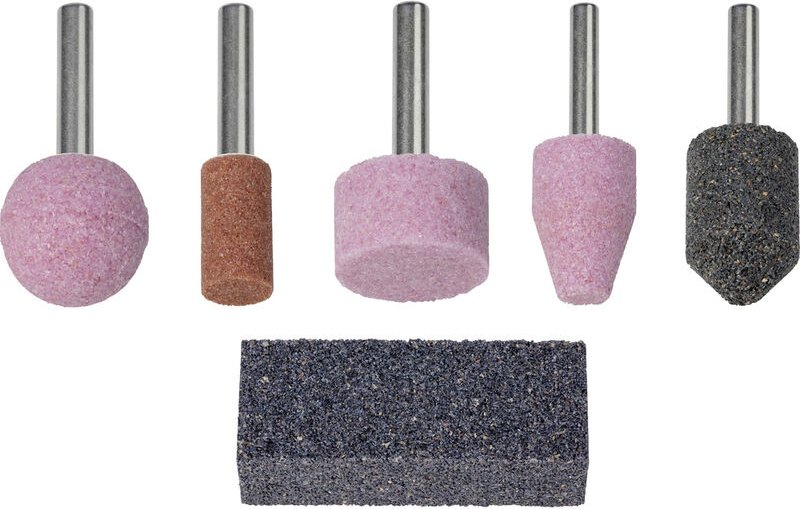 Keramik Schleifkörper-Set 6-tlg. 2144000 6 Teile - Wolfcraft