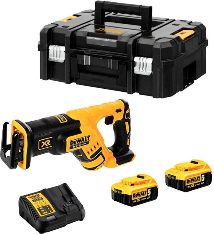 Dewalt - Säbelsäge 18V xr (2x5,0 Ah) im TSTAK-Koffer DCS367P2-QW