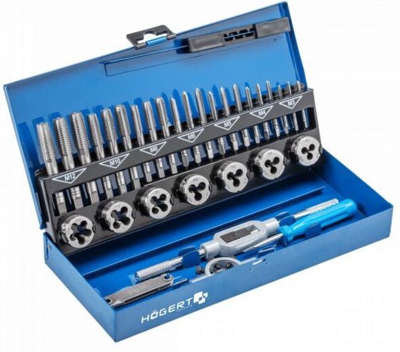 Högert Gewindeschneidwerkzeuge Satz, 32-tlg.