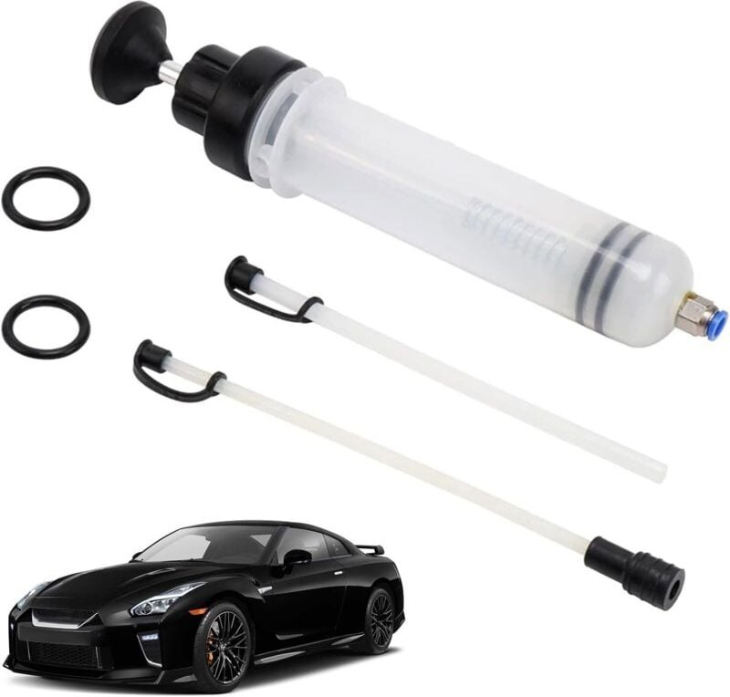 Ölspritze, 200CC Ölabsaugspritze, Ölabsaugspritze, Ölwechselspritze, Ölabsaugspritze mit Schlauch, Bremsflüssigkeitsabsa...