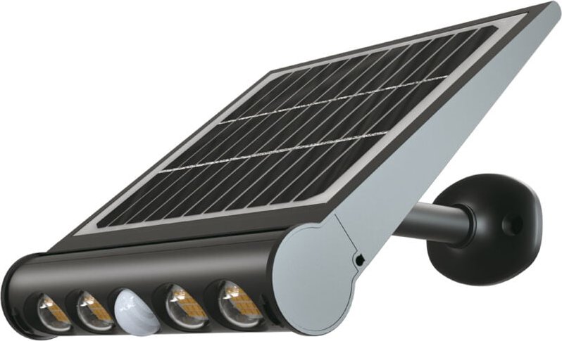 8W Mehrzweck-LED-Gartenlampe mit Solarpanel, Ständer, Kaltweiß und PIR-Sensor, IP65 - V-tac