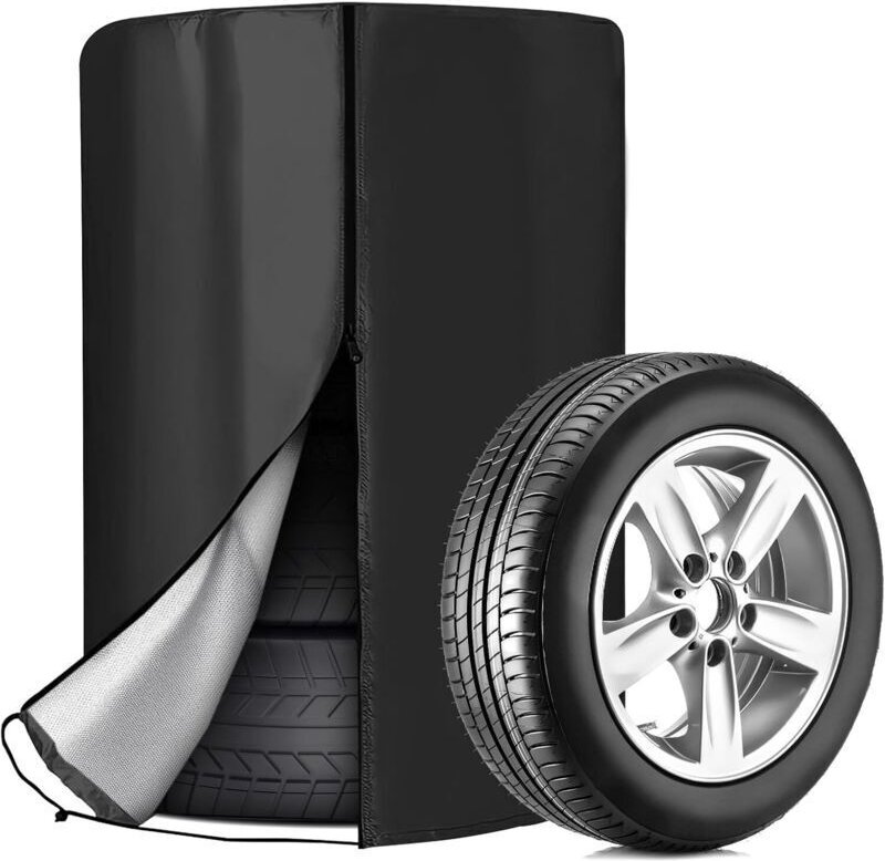 Vtizikl Housse de Pneu Universelle Housse de Protection pour Pneus Voiture Imperméable Sac Pneu Voiture Housses de Range...