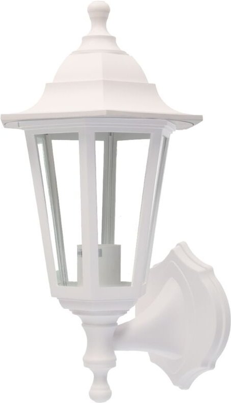 Gartenlaterne mit umkehrbarem Arm, Bagan-Serie, E27, IP44, Weiß