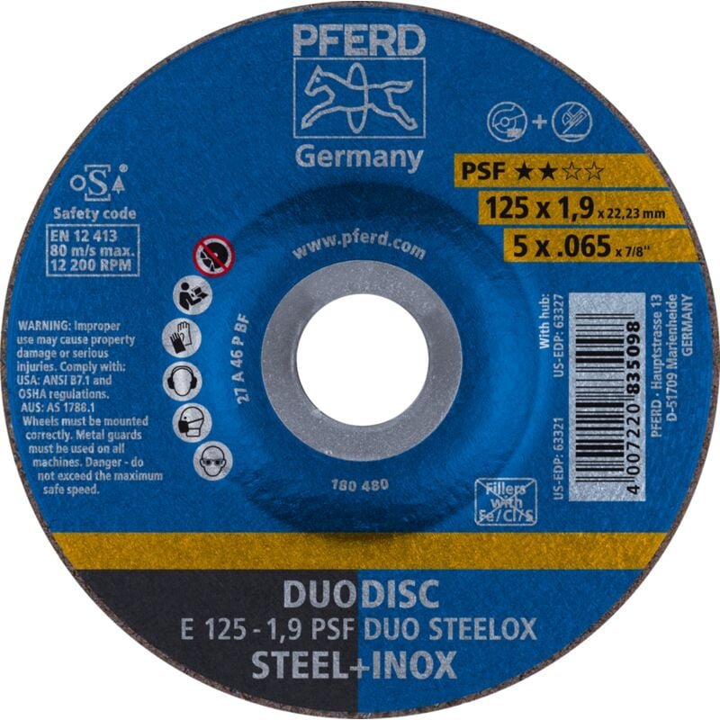 Duodisc e 125-1,9 Psf Duo Steelox - Pferd