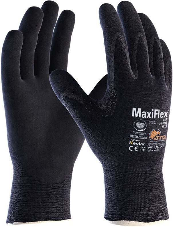 ATG MaxiFlex 34-1743 Arbeitshandschuhe - 11 (XXL) - Negro