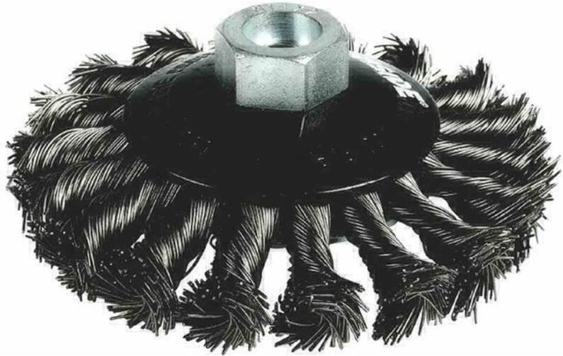 Scheibenbürste 115 mm/22,2 gezopft, für Winkelschleifer