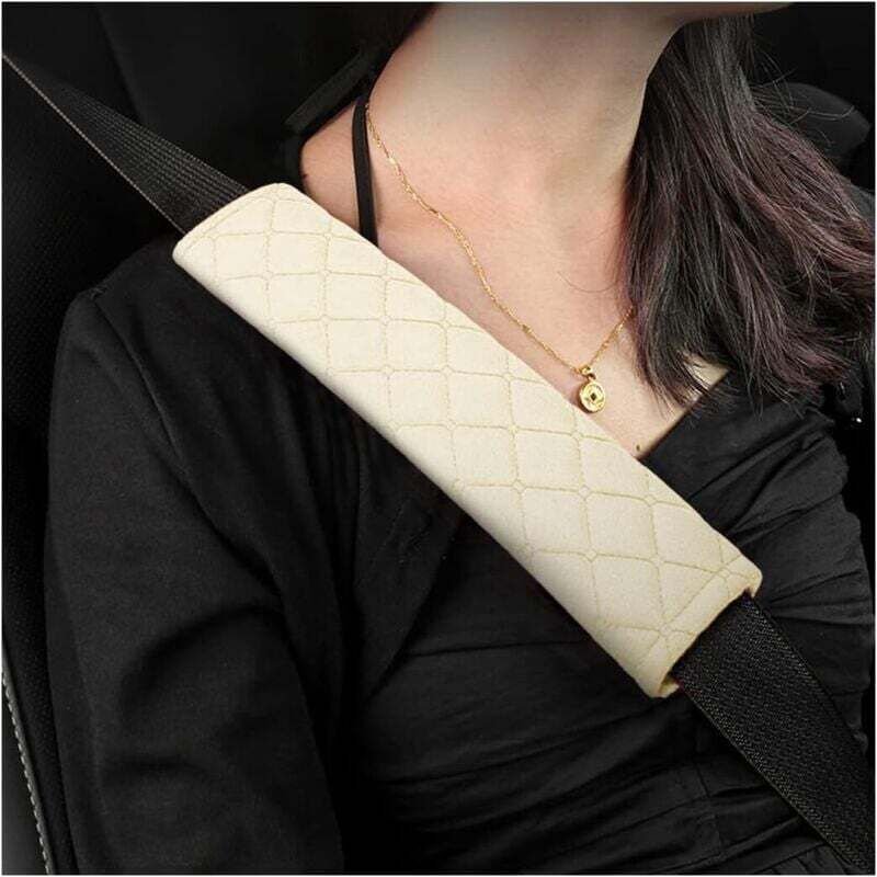 Autositzgurtschutz, 2 Stück weiche und bequeme Kissen für Sicherheitsgurte, kompatibel mit allen Autos, Sicherheitsgurts...