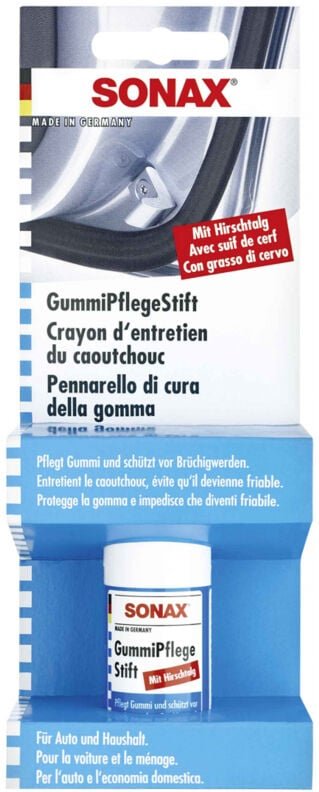 Gummipflege Stift 20 g, enthält Vaseline und Hirschtalg