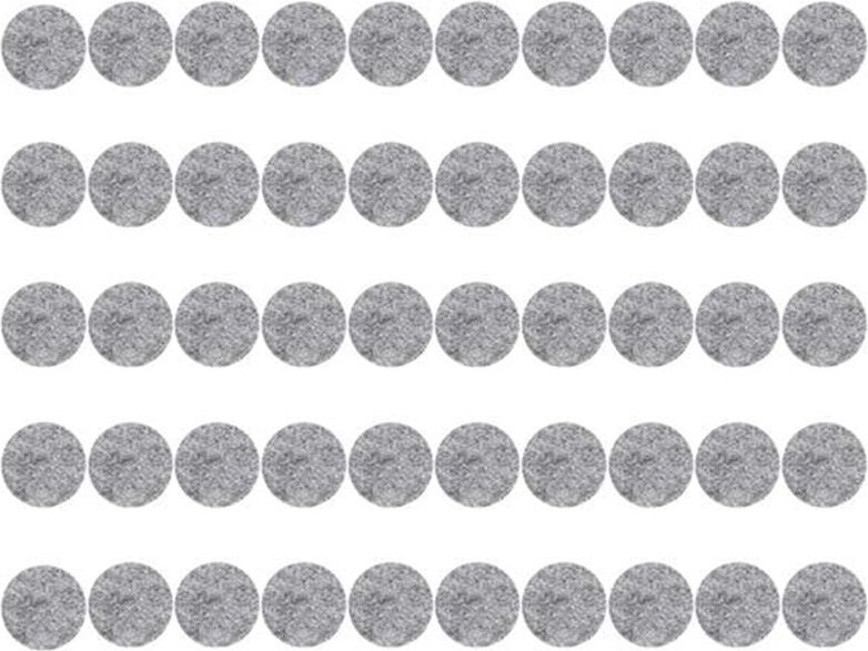 Tlily - 100Pcs Runde Geformte Tisch Stuhl Möbel Bein Filz Matte Pad Grau Holz Boden Protector Pads