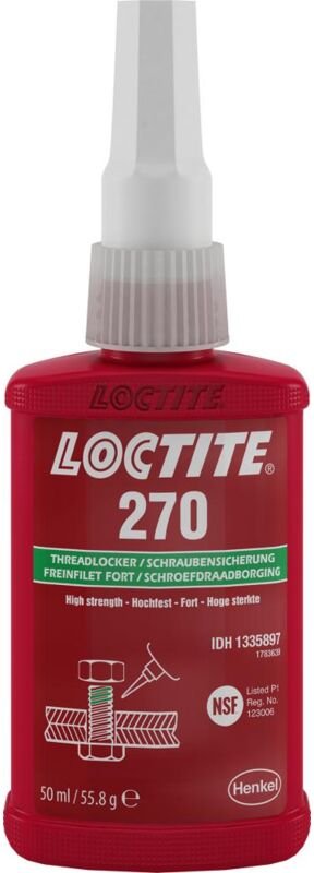 270 BO50ML egfd 1335897 Schraubensicherung Festigkeit: hoch 50 ml - Loctite