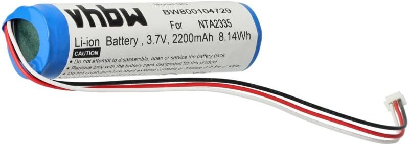 Vhbw - Akku kompatibel mit Logitech Pure-Fi Anywhere 2 MM50 Lautsprecher Boxen Speaker (2200 mAh, 3,7 v, Li-Ion) - Ersat...