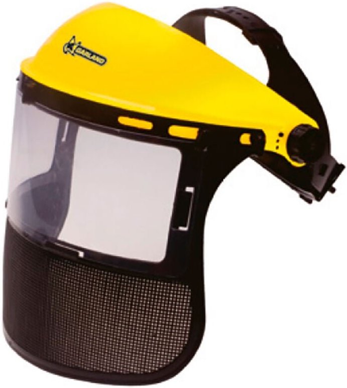 Mesh + Polycarbonat-Schutzvisier Girlande 84135