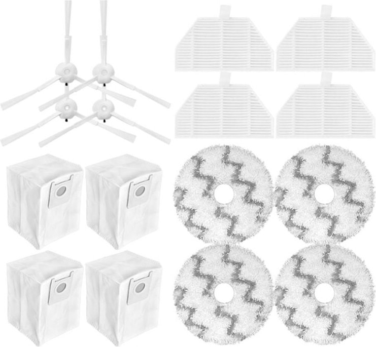 Für Xiaomi Roidmi EVA Selbstreinigende Entleerung Roboter Vakuum SDJ06RM Ersatz Ersatzteile Hepa-Filter Mopp Tücher Lapp...