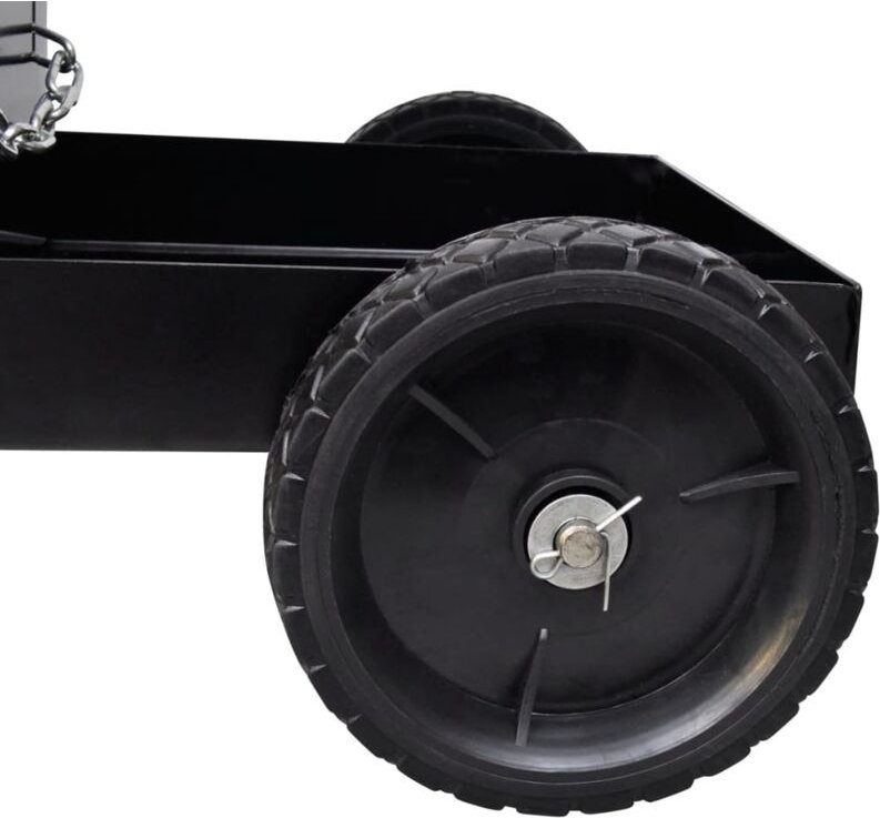 Schweißwagen Schwarz Handwagen mit 3 Regalen