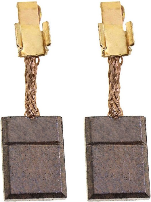 Trade-shop - 2x Schleifkohle 3mm x 10mm Kohlebürsten Motorkohlen 3 x 10 mm für Elektro-Werkzeug Motor